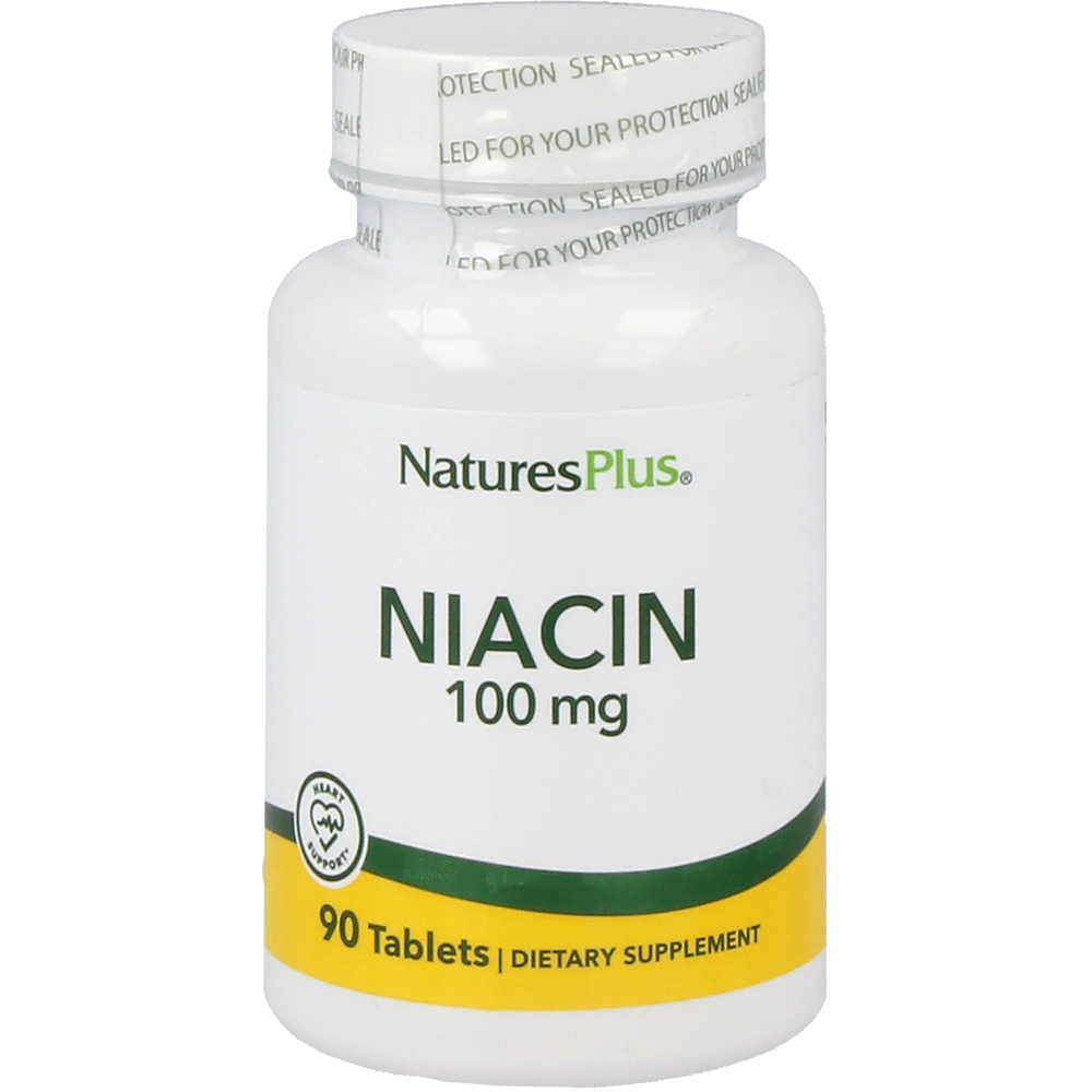 Niacin 100 mg Supplement Natures Plus Default Title  