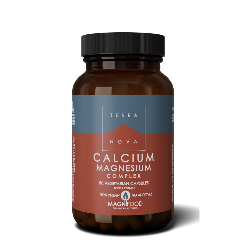 Calcium Magnesium 2:1 Complex | 100 capsules Supplement Terranovabenelux   
