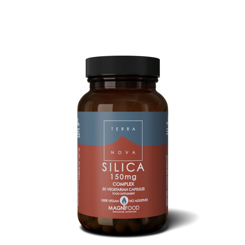 Silica 150 mg Complex | 50 capsules Supplement Terranovabenelux   