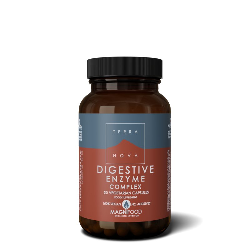 Digestive Enzyme Complex | 50 capsules Supplement Terranovabenelux   