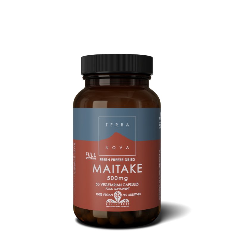 Maitake (eikhaas) 500mg Complex | 50 capsules Supplement Terranovabenelux   