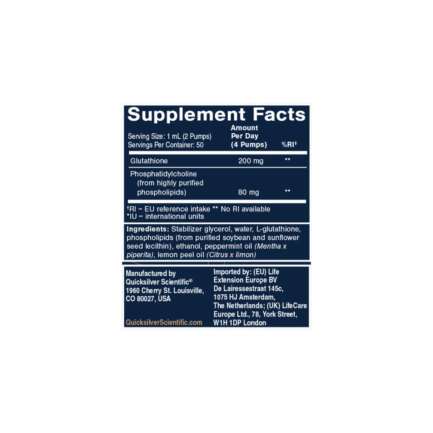 Quicksilver Scientific | Liposomal Glutathione