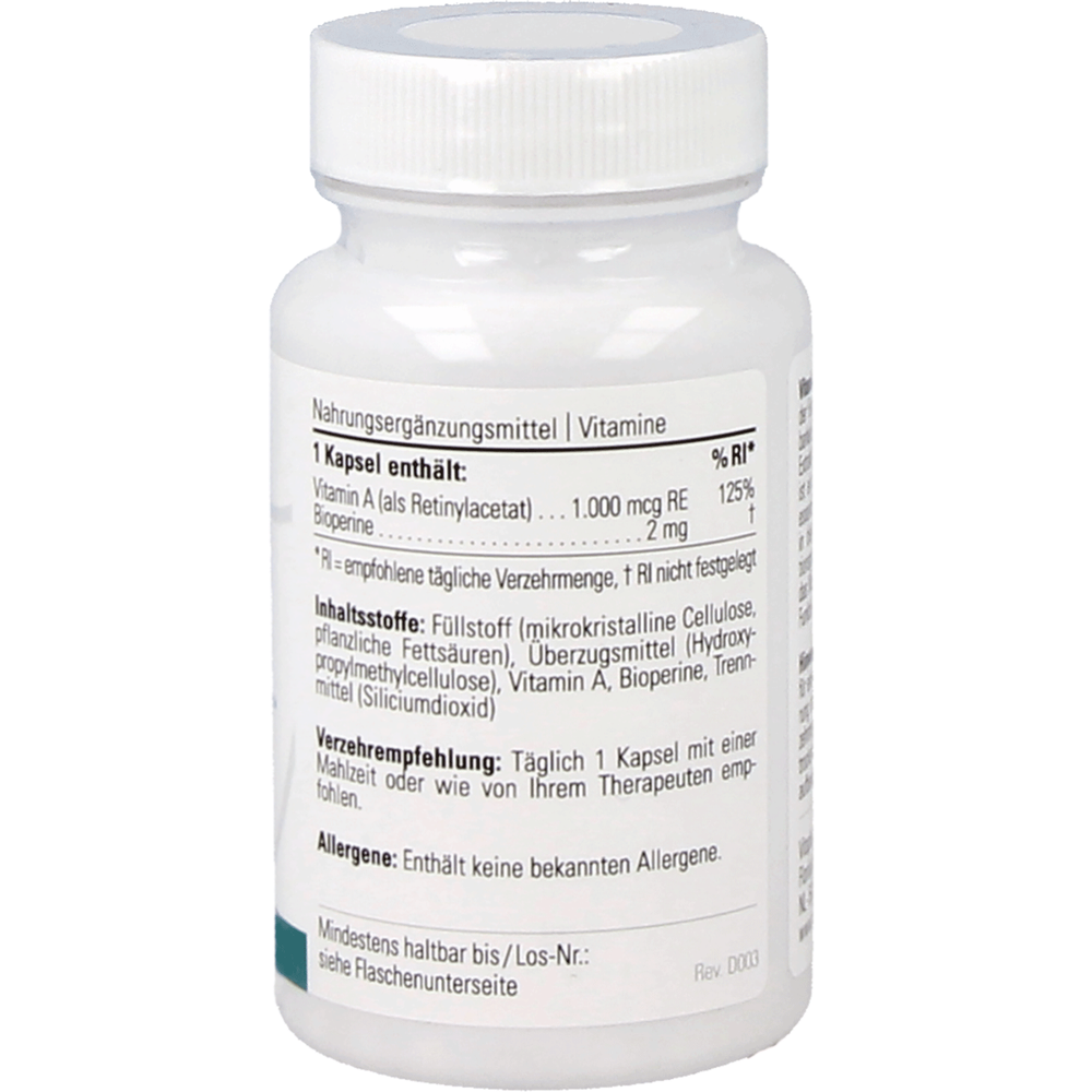 
                      
                        Vitamin A Supplementen Vitaplex   
                      
                    