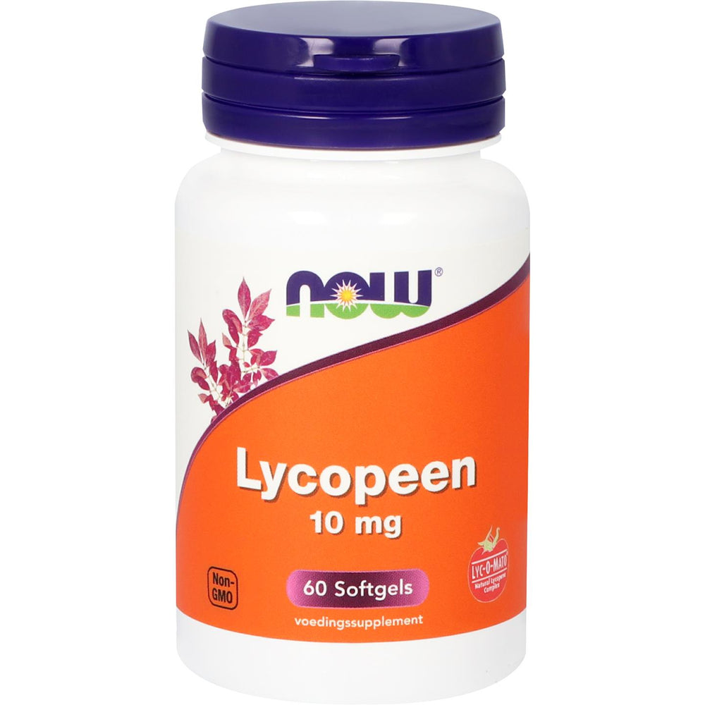 Lycopeen 10 mg Vitamine A (carotenoïden) NOW Default Title