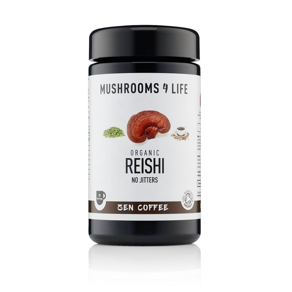 Reishi Zen Paddenstoelen Koffie 1000mg Bio 64gr  Mushrooms 4 Life   