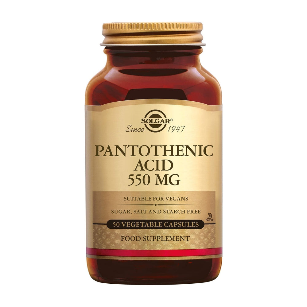 Pantothenic Acid (Pantotheenzuur) 550 mg Supplement Solgar   