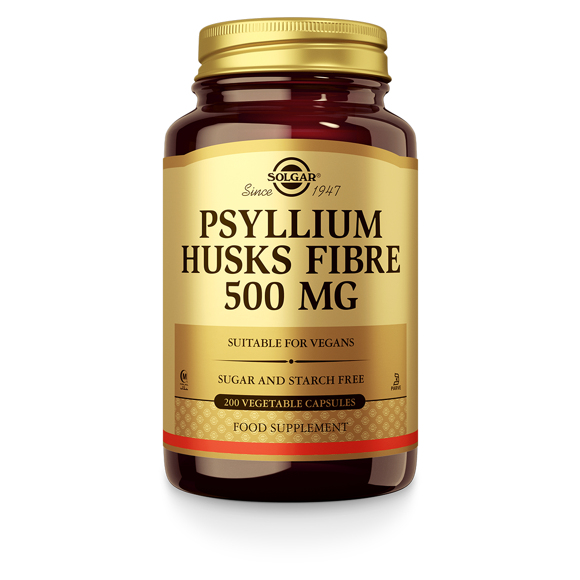 Psyllium Husks Fibre (Vezels) 500 mg Supplement Solgar 200