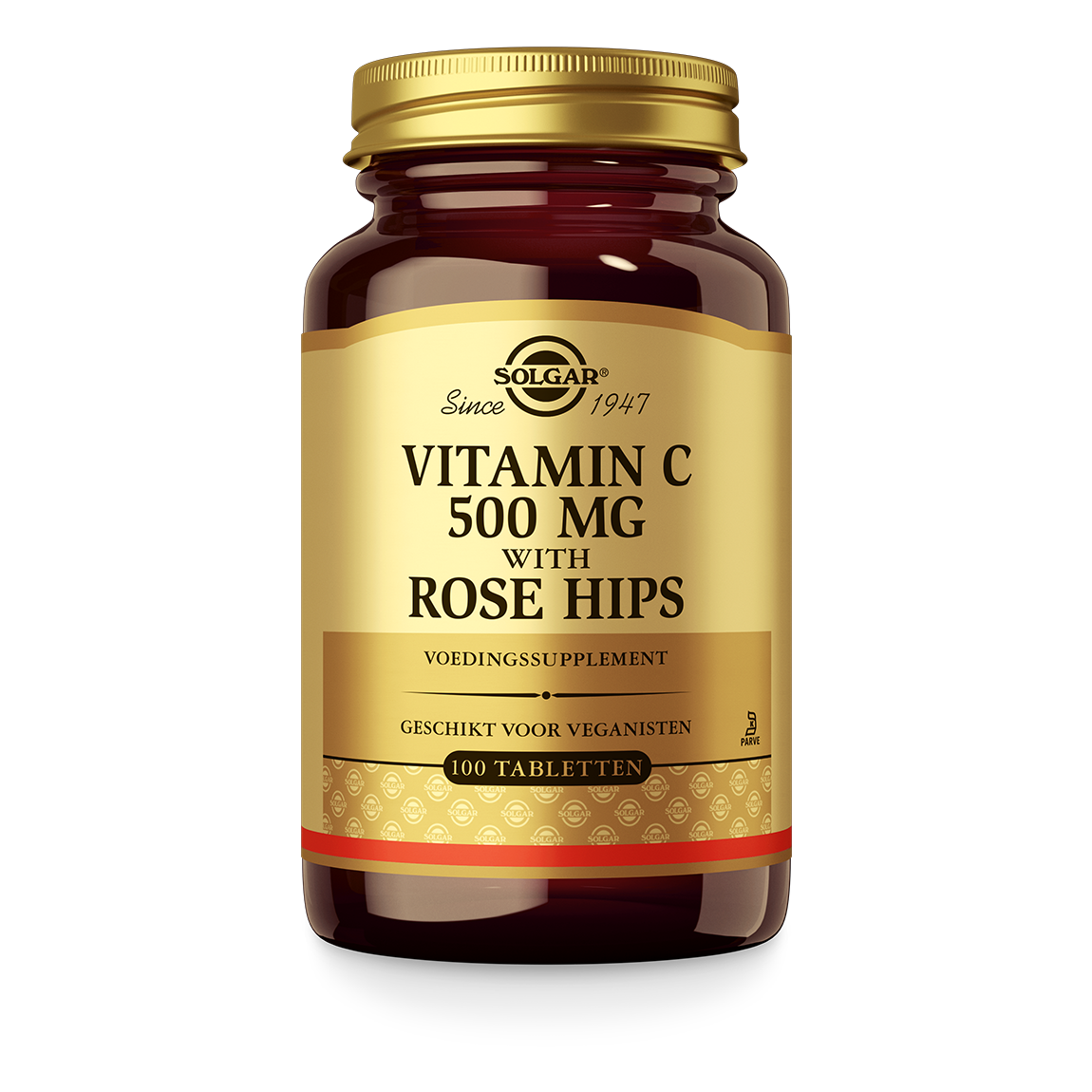 Vitamine C with Rose Hips (Rozenbottel) 500 mg Supplement Solgar 100