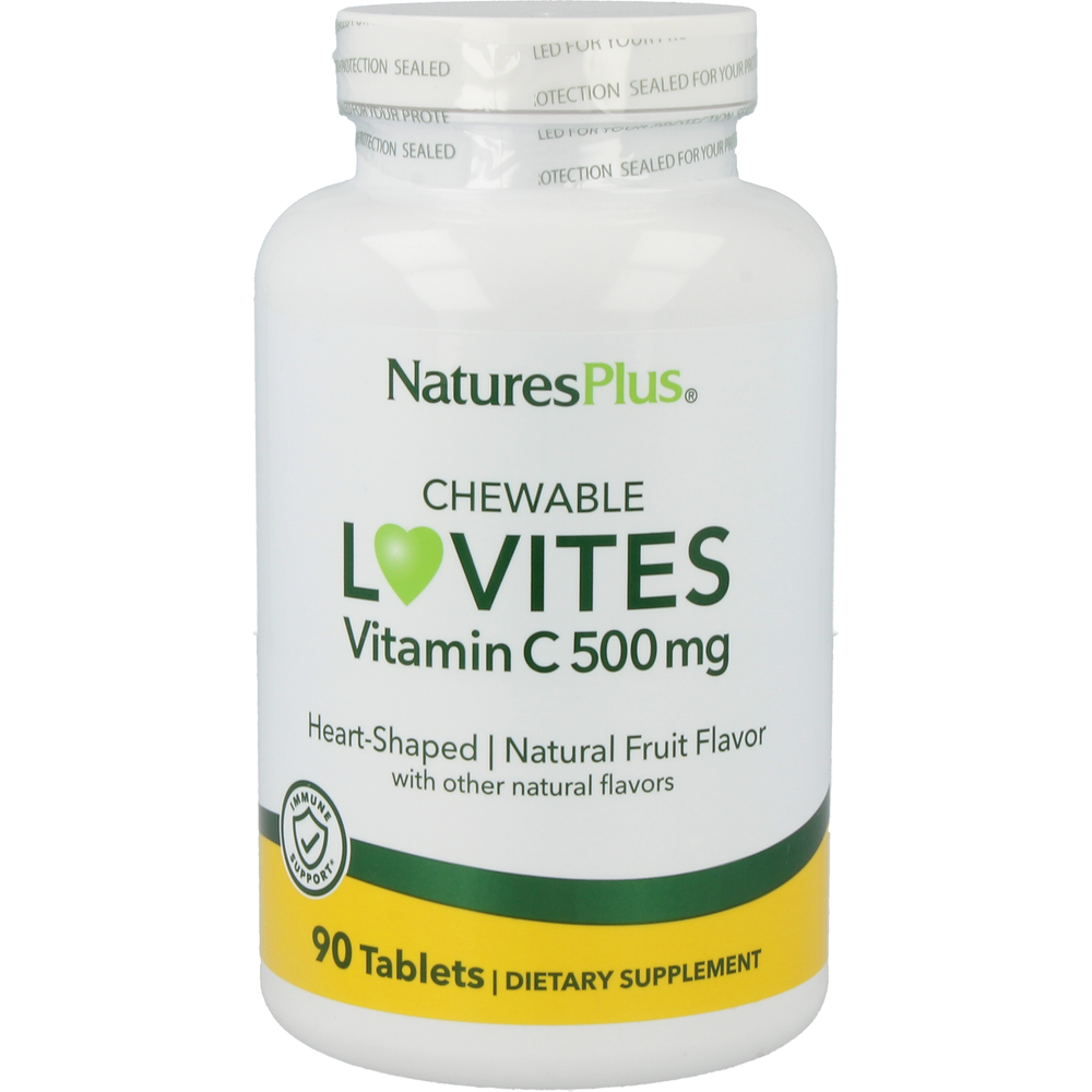 
                      
                        Lovites® 500 mg Vitamin C Supplement Natures Plus Default Title  
                      
                    