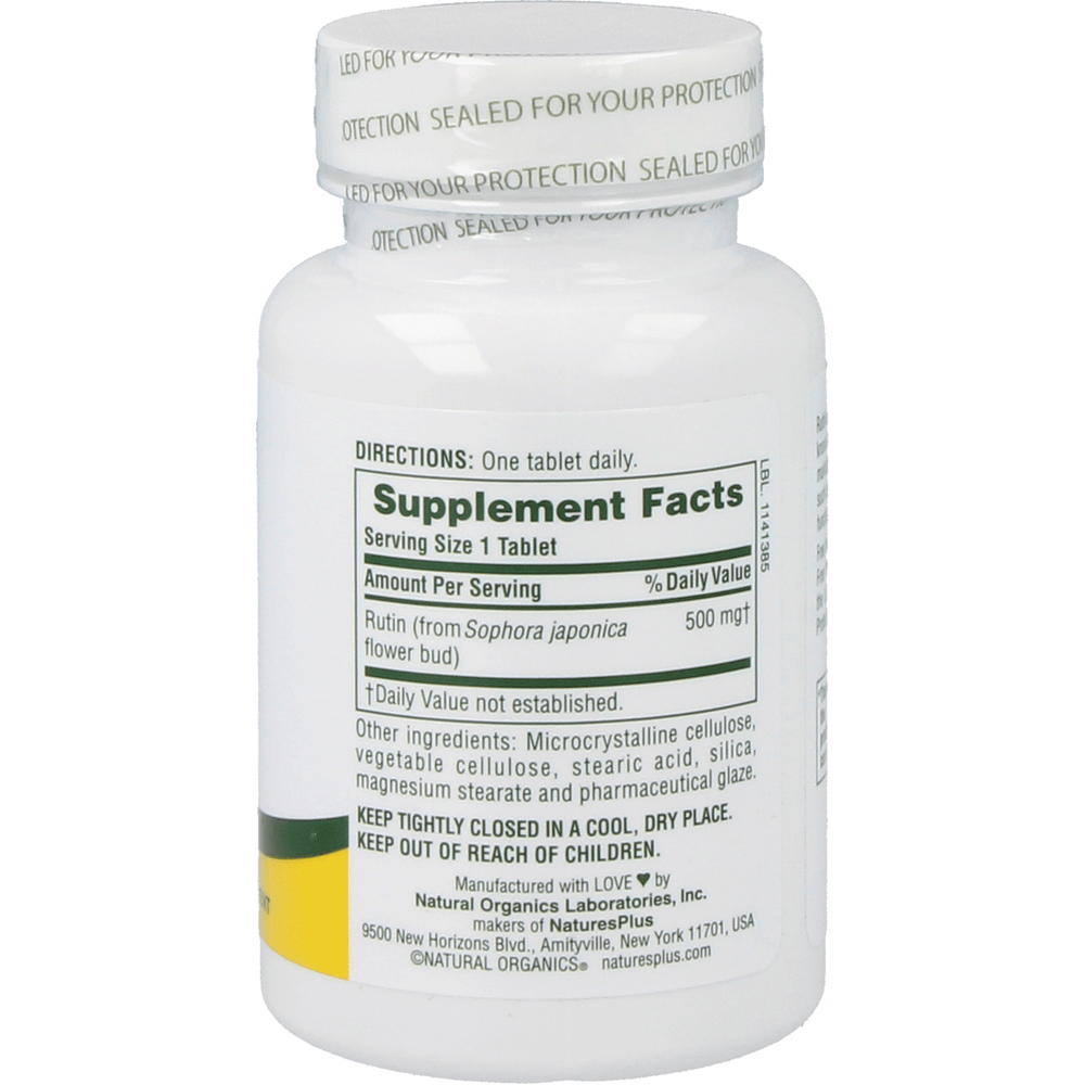 Rutin 500 mg Supplement Natures Plus   