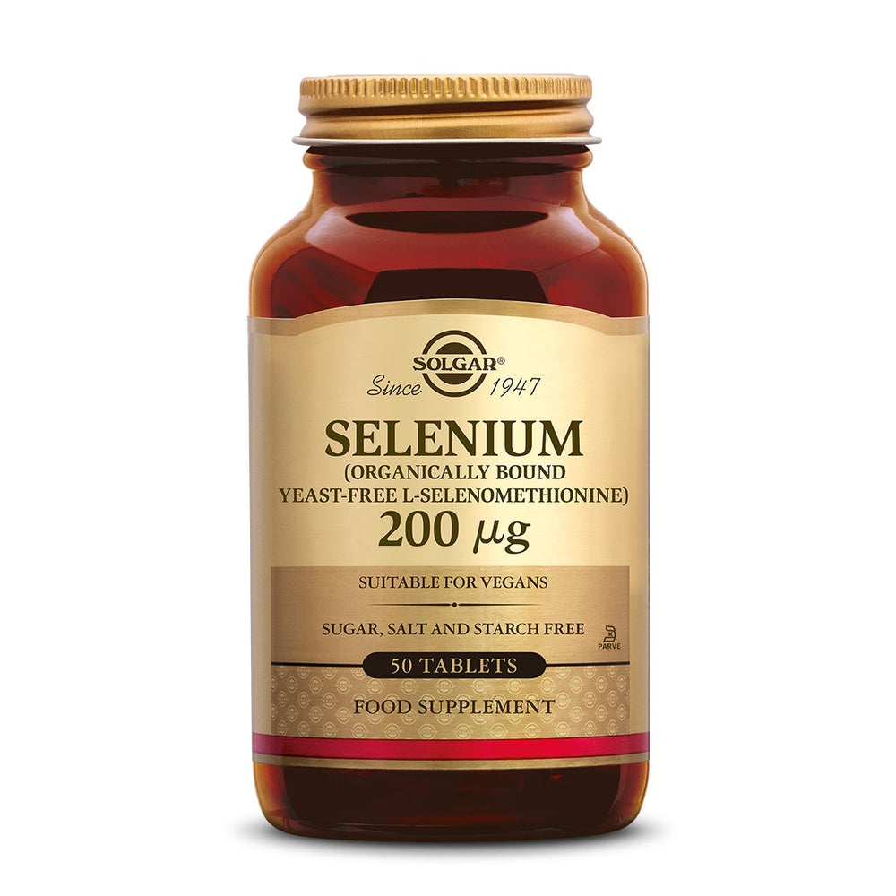 Selenium 200 mcg Supplement Solgar 50  