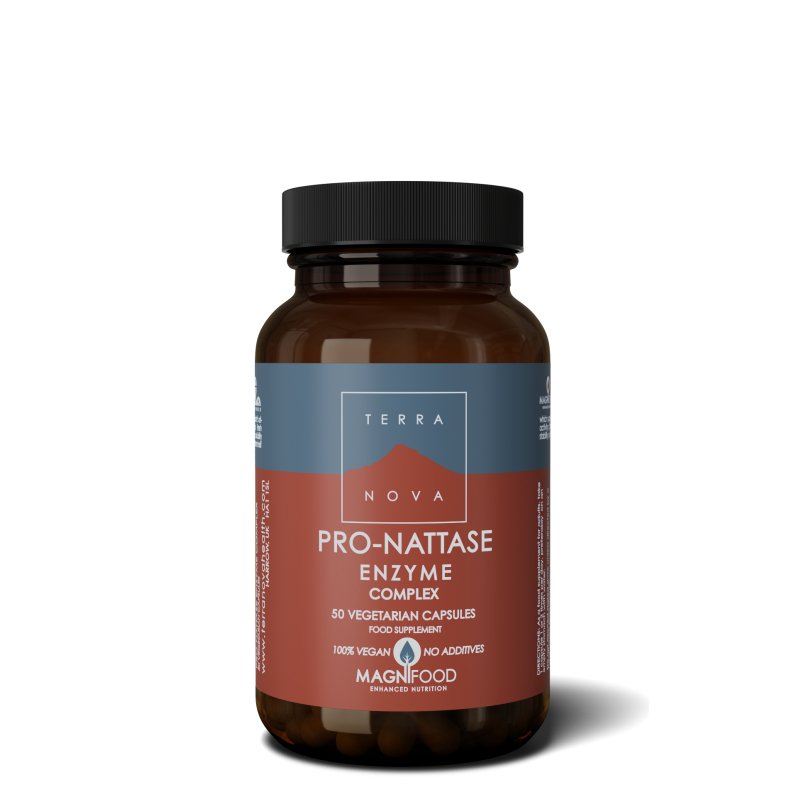 Pro-Nattase Enzyme Complex | 50 capsules Supplement Terranovabenelux   