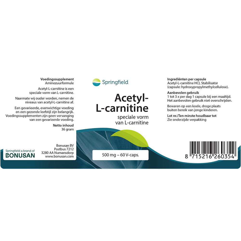 Acetyl-L-Carnitine Springfield