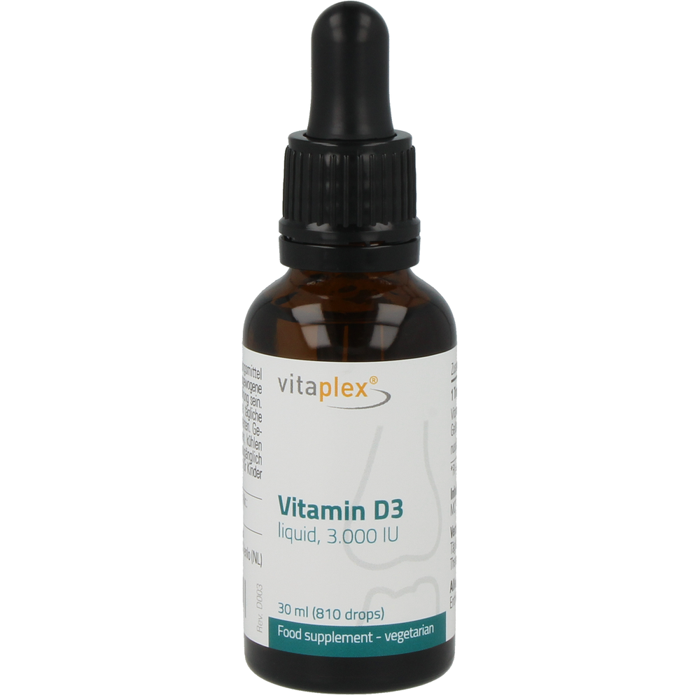 
                      
                        Vitamin D3 liquid, 3.000 IU Supplementen Vitaplex Default Title  
                      
                    