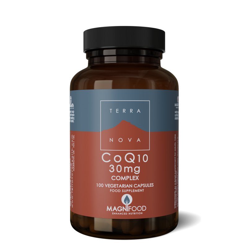 CoQ10 30mg Complex | 100 capsules Supplement Terranovabenelux   