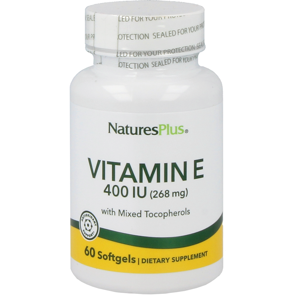 
                      
                        Vitamin E Mixed Tocopherol 400 IE Supplement Natures Plus Default Title  
                      
                    