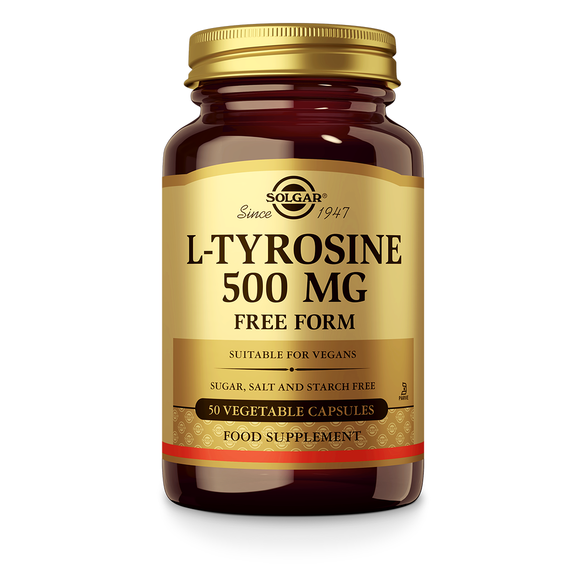 L-Tyrosine 500 mg Supplement Solgar 50