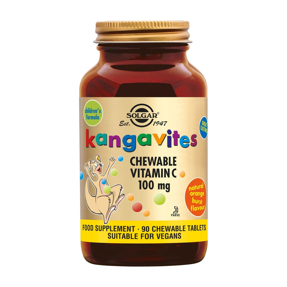 Kangavites Vitamine C 100 mg kauwtabletten voor Kinderen Supplement Solgar   