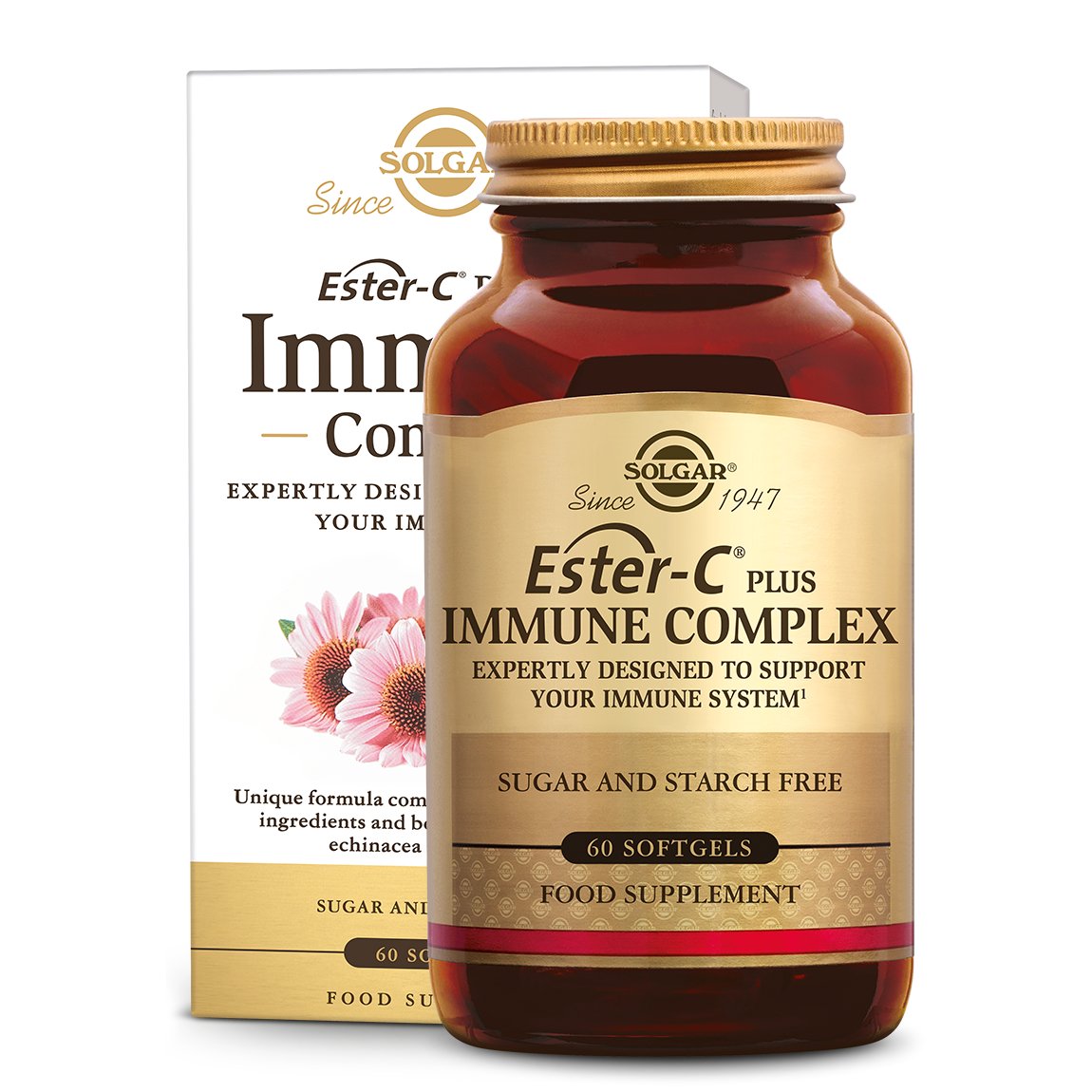 Ester-C® Plus Immuun Complex Supplement Solgar 60  