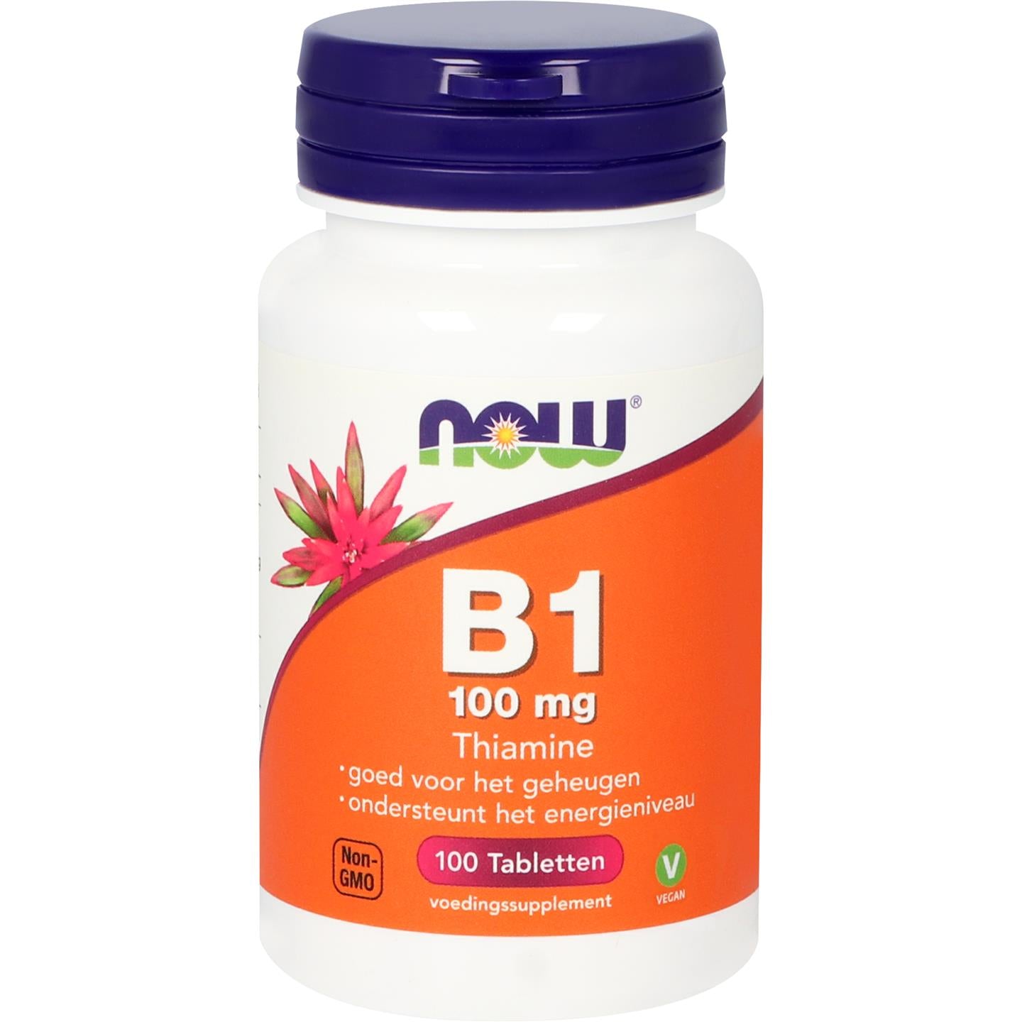 B1 100 mg Vitamine B NOW Default Title