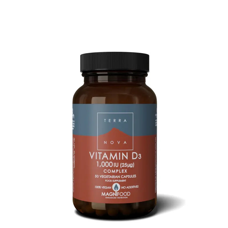 Vitamine D3 1000iu | 50 capsules Supplement Terranovabenelux Default Title