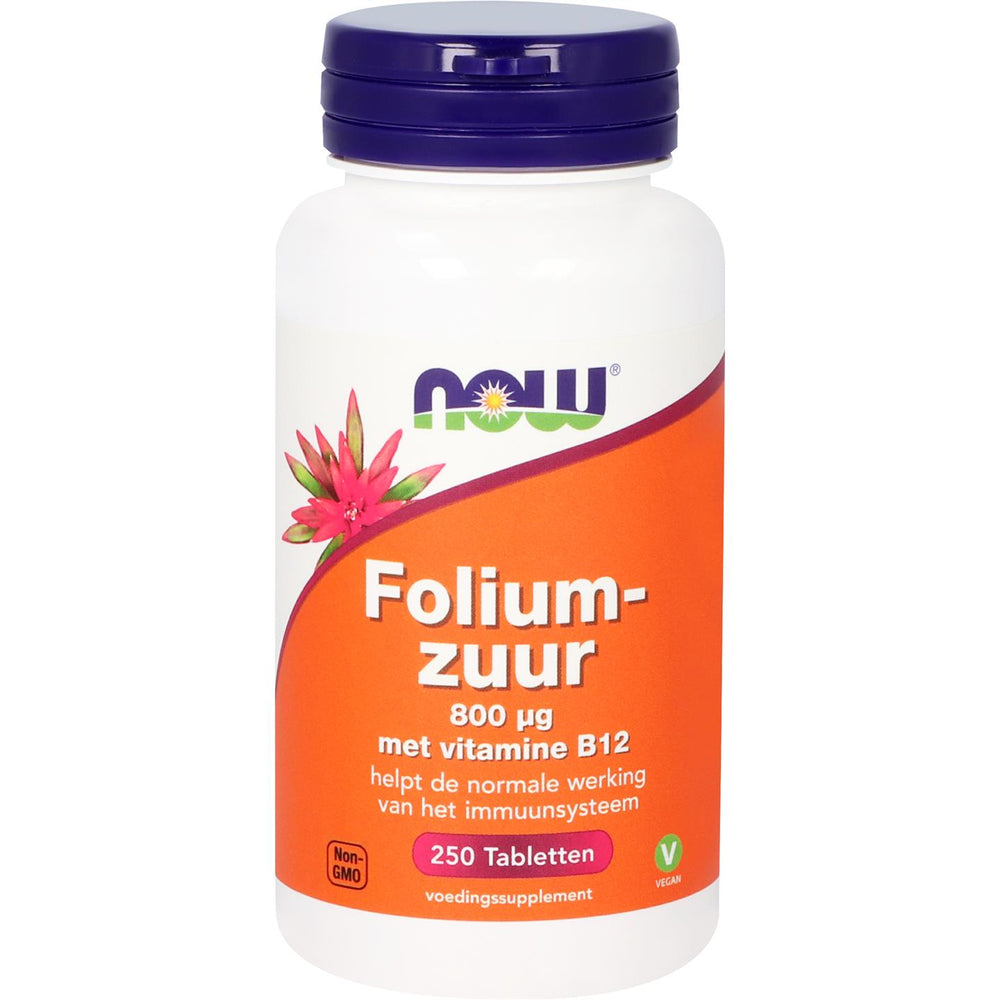 
                      
                        Foliumzuur 800 mcg Vitamine B NOW Default Title
                      
                    