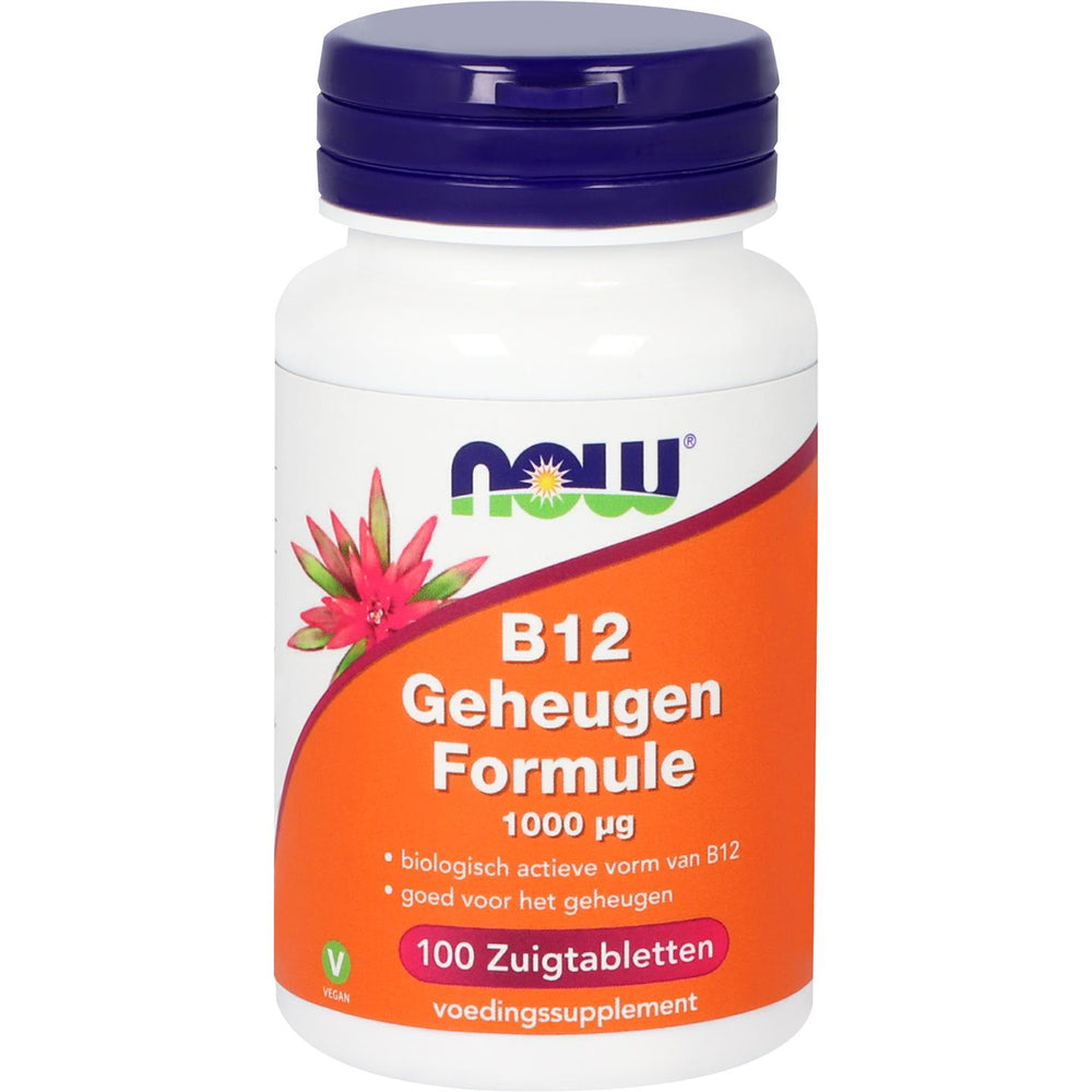 
                      
                        B12 Geheugen Formule 1000 mcg Vitamine B NOW Default Title
                      
                    