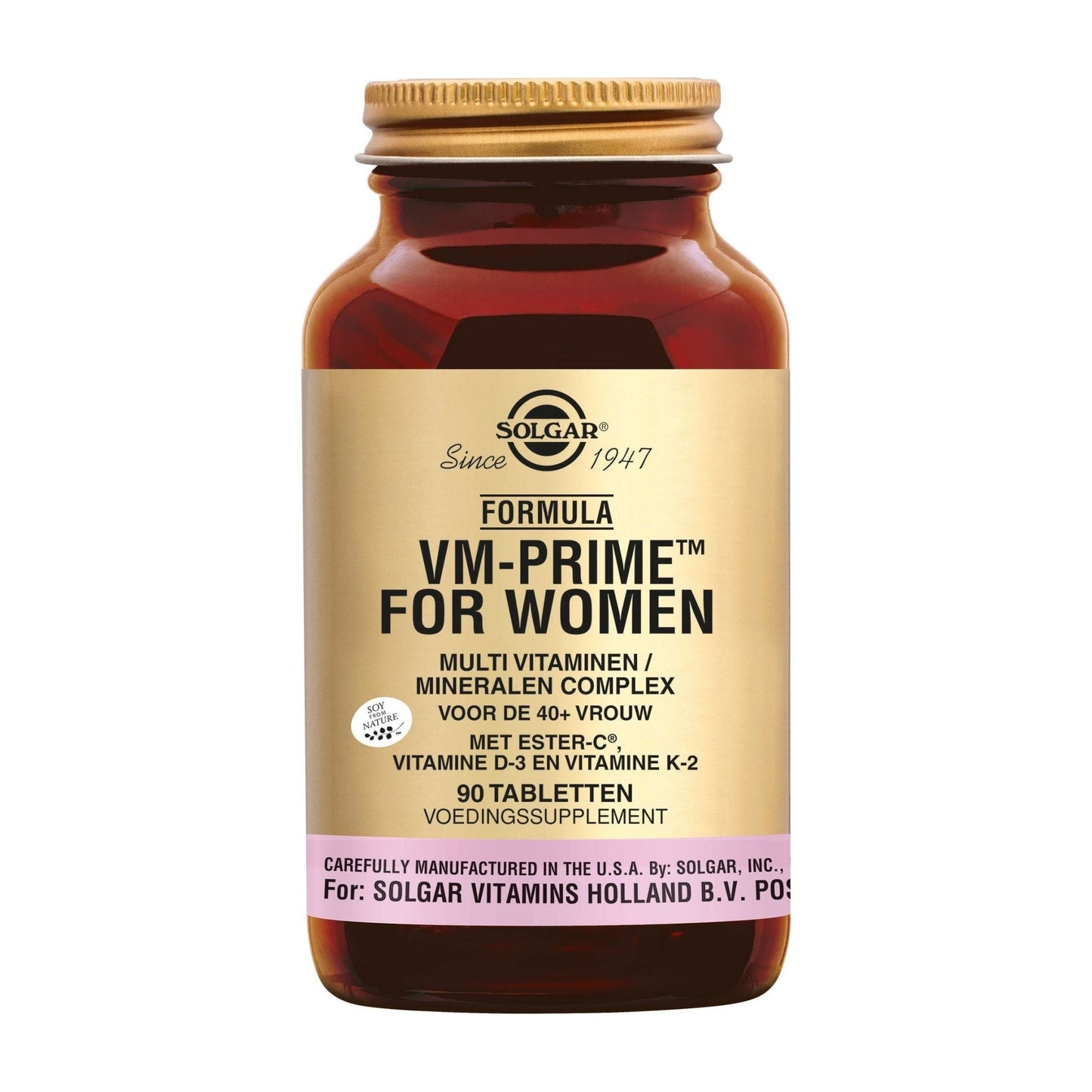 VM-Prime® Multivitamine voor 40+ Vrouwen Supplement Solgar   