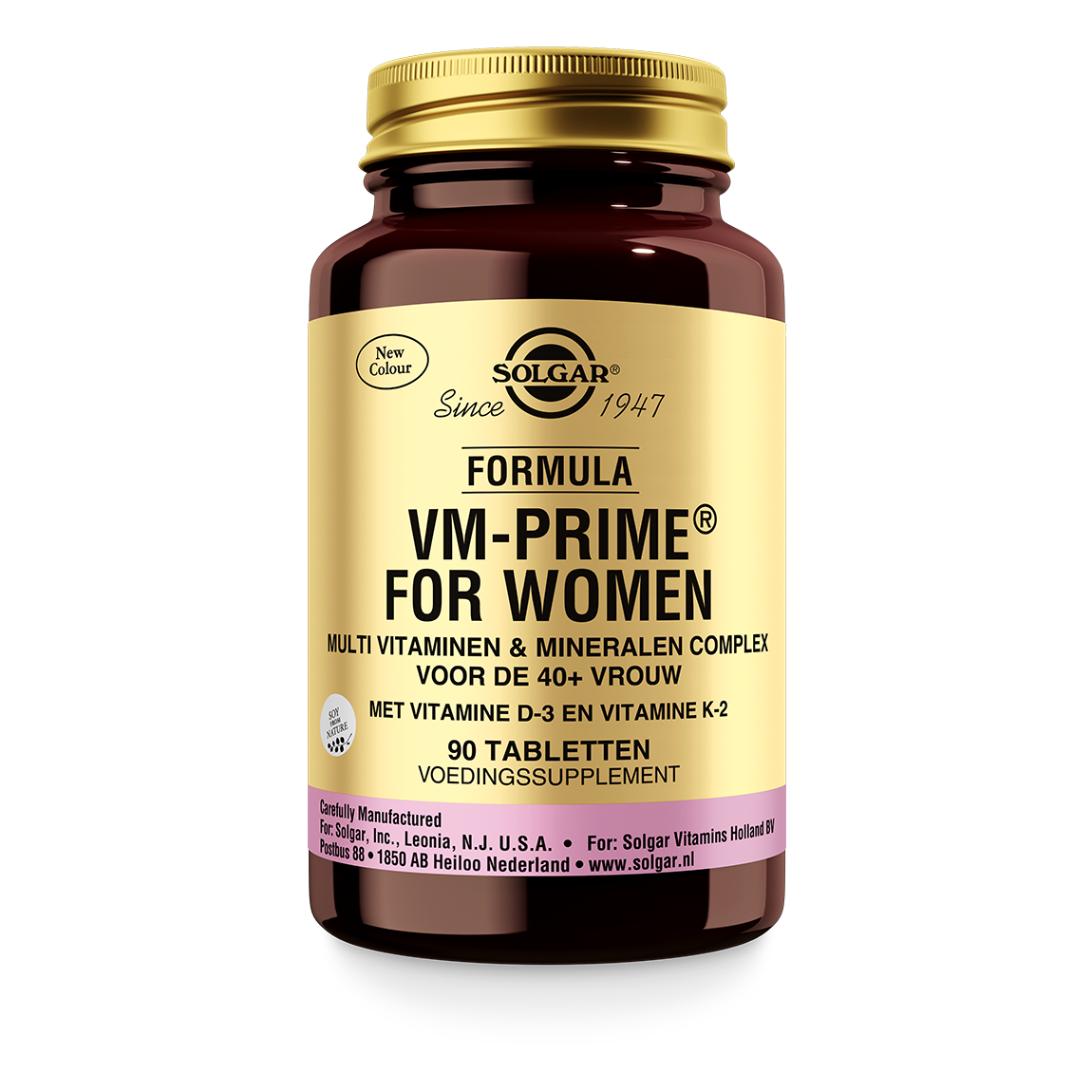 VM-Prime® Multivitamine voor 40+ Vrouwen Supplement Solgar