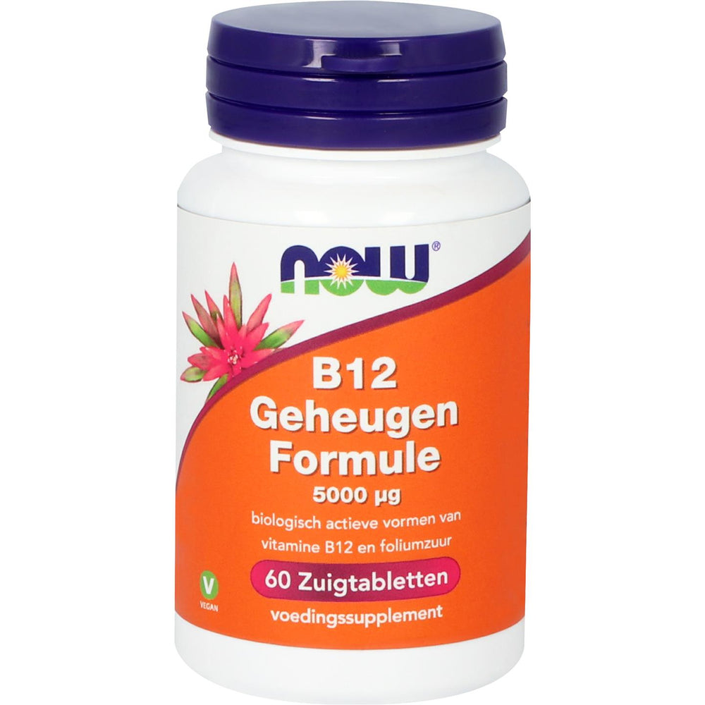 
                      
                        B12 Geheugen Formule 5000 mcg Vitamine B NOW Default Title
                      
                    