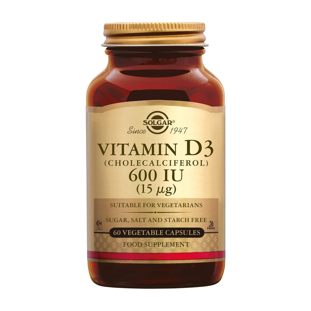 
                      
                        Vitamine D-3 600 IU capsules Supplement Solgar   
                      
                    