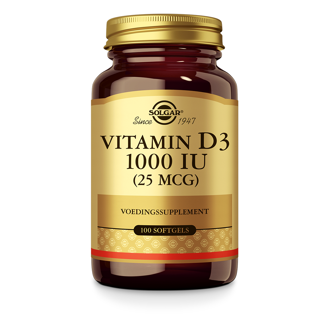 Vitamine D-3 1000 IU softgels Supplement Solgar 100