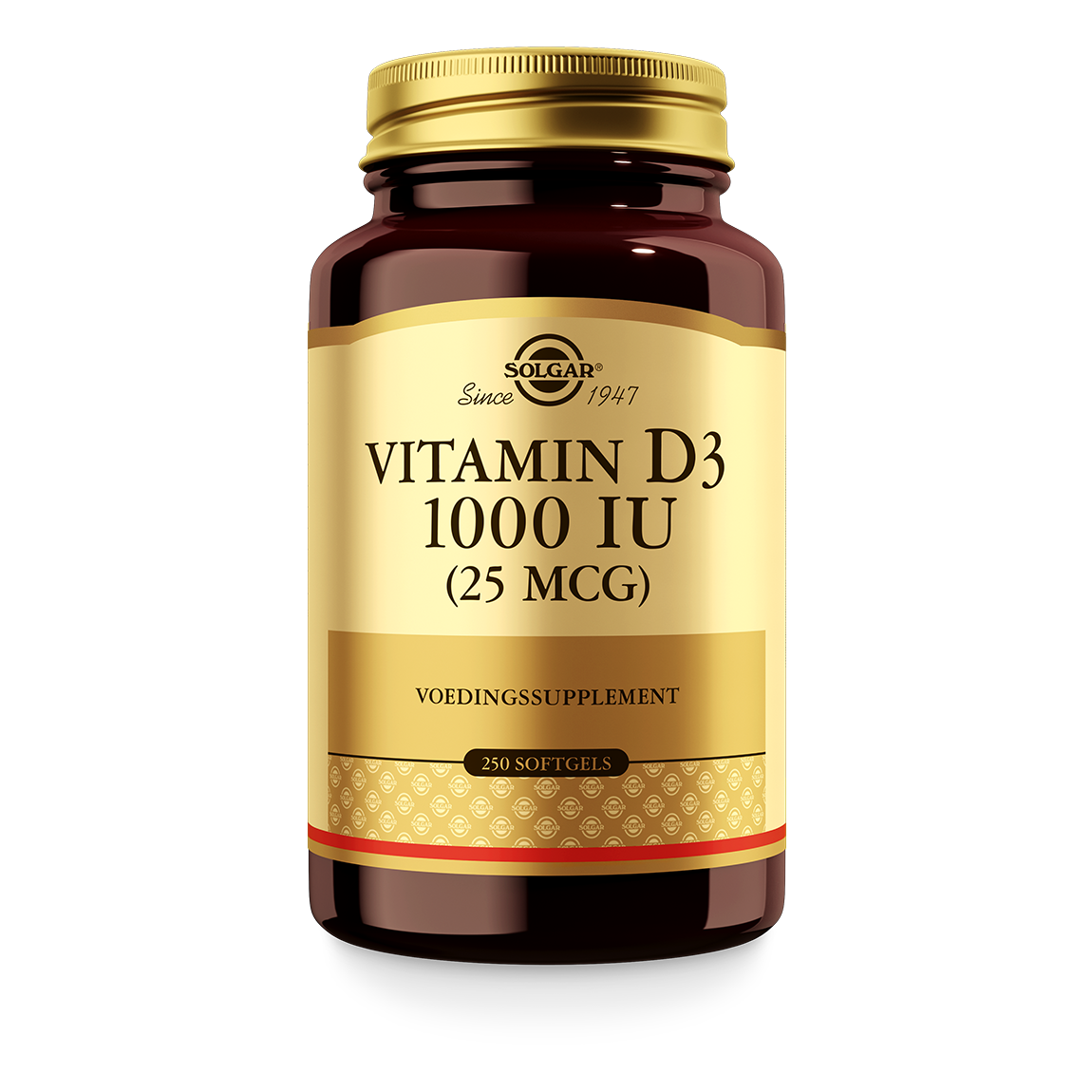 Vitamine D-3 1000 IU softgels Supplement Solgar 250