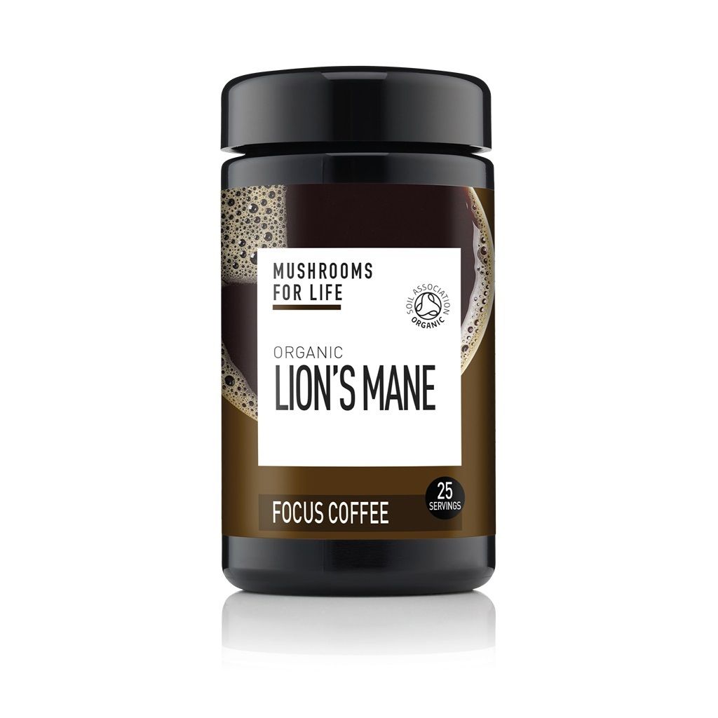 Lion’s Mane Focus Paddenstoelen Koffie Bio (Mushrooms For Life) 75gr Mushrooms 4 Life