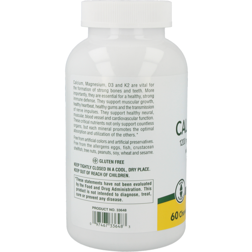 
                      
                        Cal/Mag/Vit. D3 with Vitamin K2 Supplement Natures Plus   
                      
                    