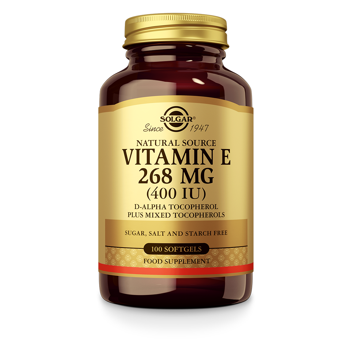 Vitamine E 268 mg/400 IU Complex Supplement Solgar 100