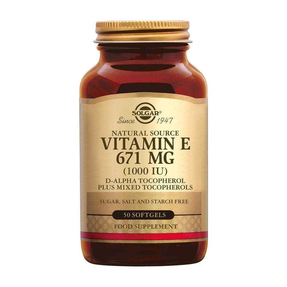 
                      
                        Vitamine E 671 mg/1000 IU Complex Supplement Solgar   
                      
                    