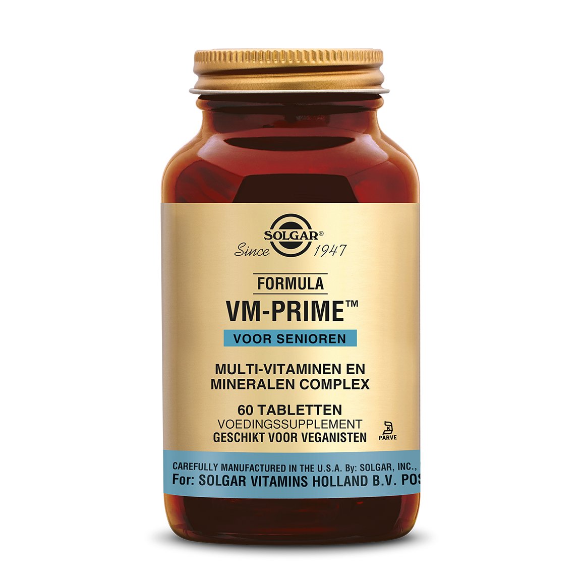 VM-Prime® Multivitamine voor Senioren Supplement Solgar 60  