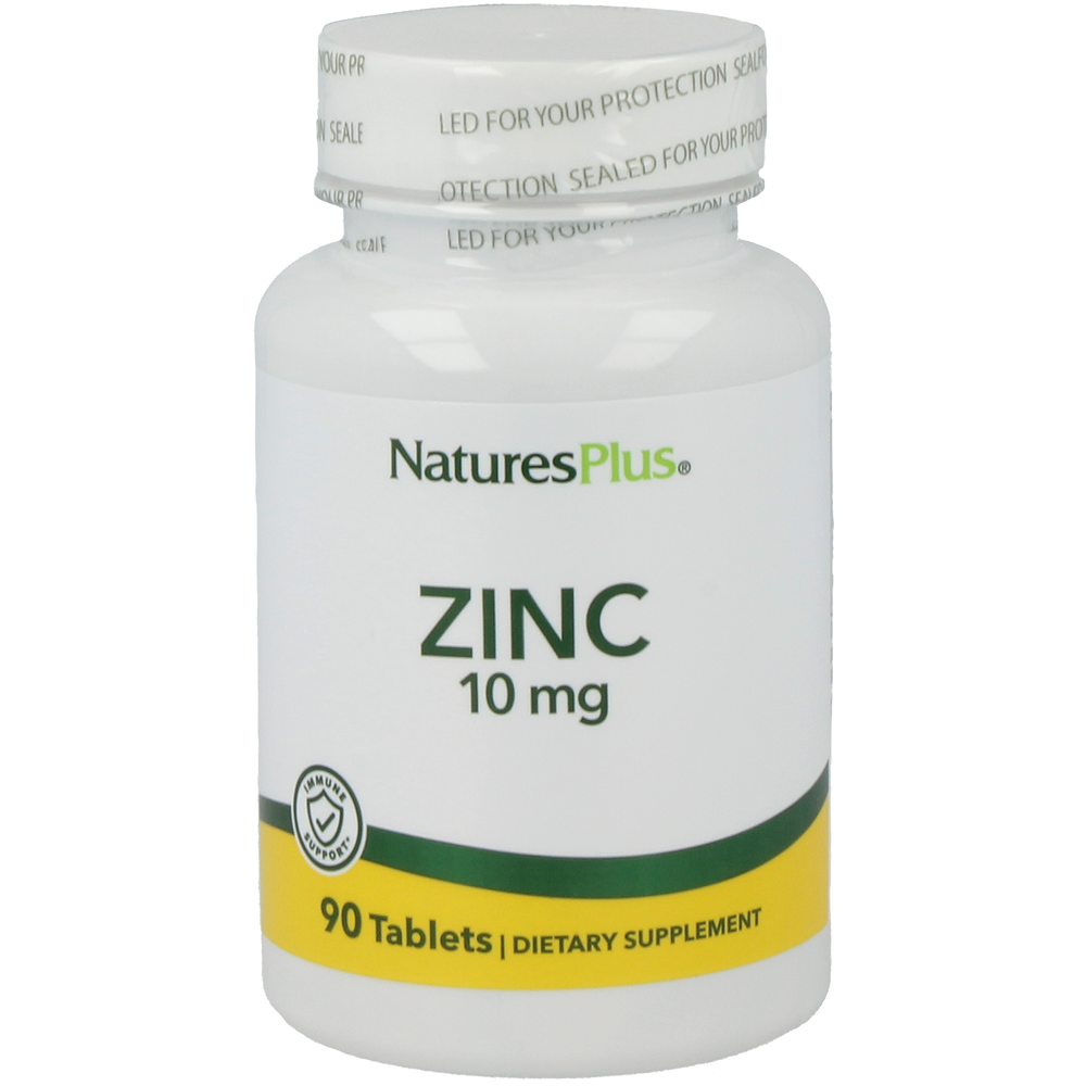 
                      
                        Zinc 10 mg Supplement Natures Plus Default Title  
                      
                    