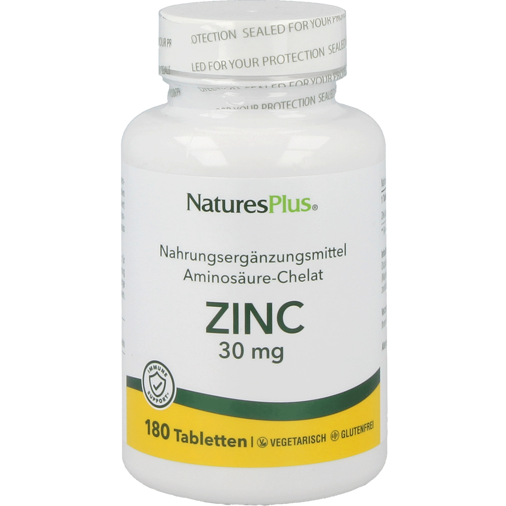 
                      
                        Zinc 30 mg Supplement Natures Plus Default Title  
                      
                    