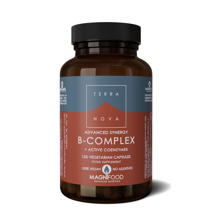 Advanced Synergy B complex | 100 vegan capsules Supplement Terranovabenelux   