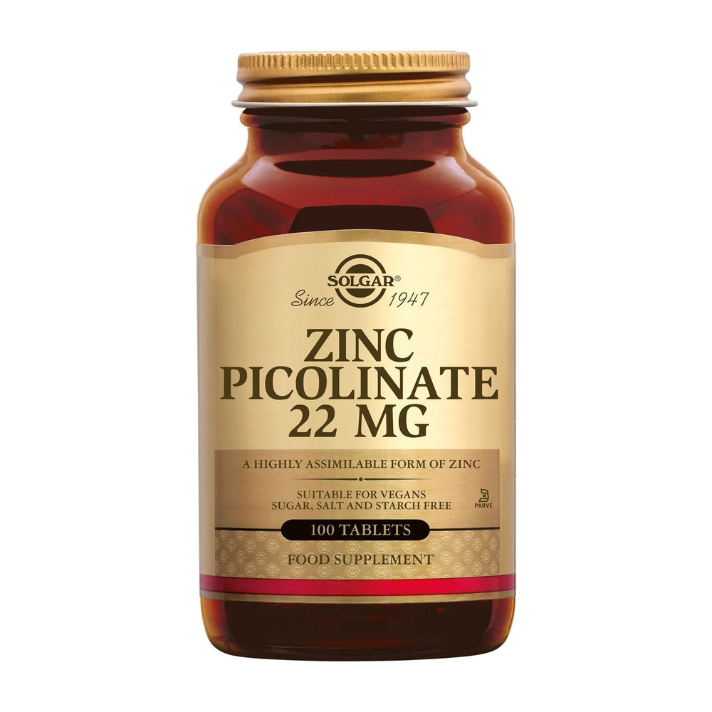 Zink Picolinaat 22 mg Supplement Solgar   