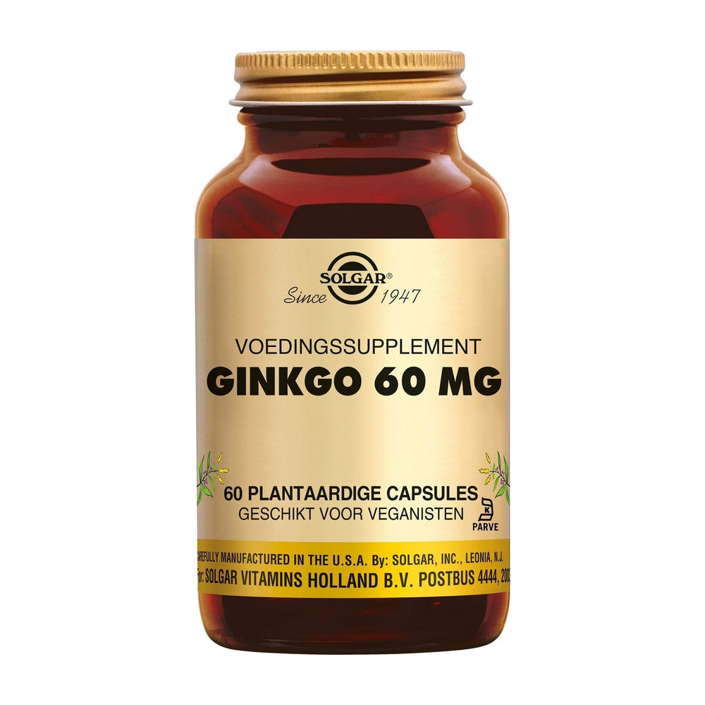 
                      
                        Ginkgo 60 mg Supplement Solgar   
                      
                    