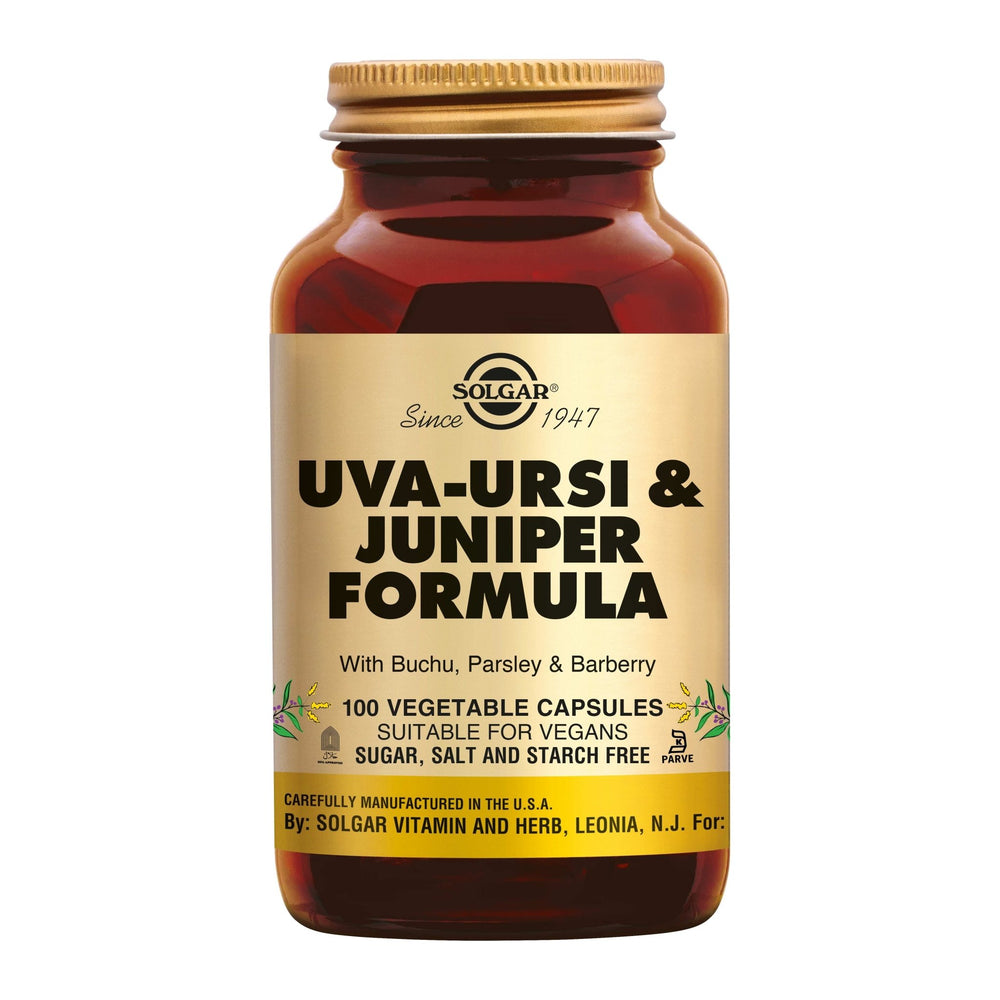 
                      
                        Uva Ursi & Juniper (Jeneverbes) Formula Supplement Solgar   
                      
                    