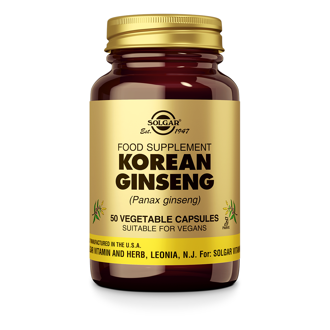 Ginseng Korean Supplement Solgar