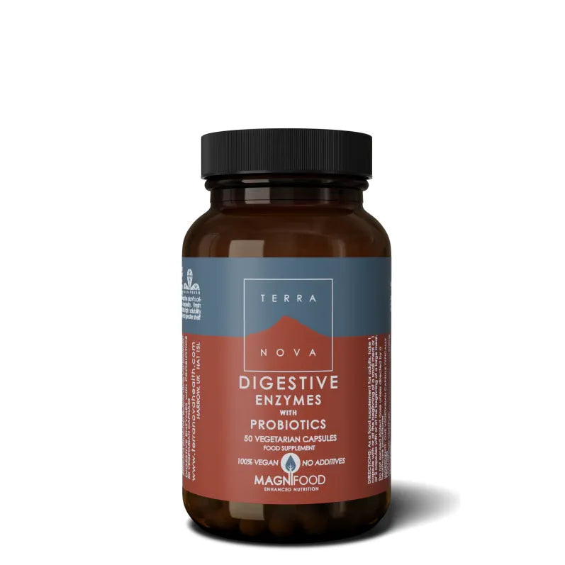 Digestive Enzymes met Probiotica | 50 capsules Supplement Terranovabenelux Default Title
