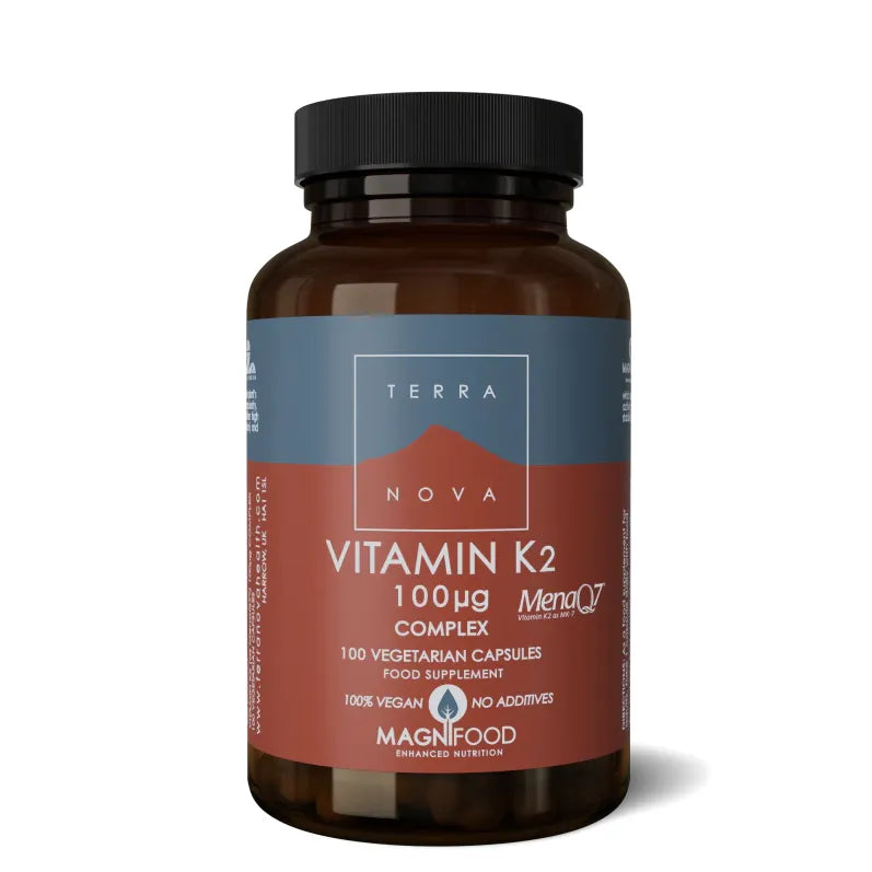 Vitamine K2 100ug Complex | 100 capsules Supplement Terranovabenelux Default Title