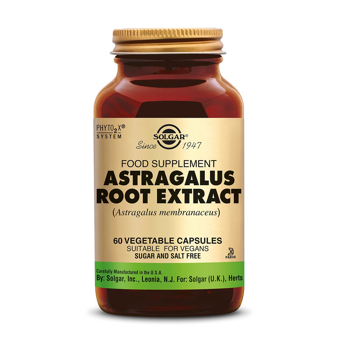 Astragalus Root Extract Supplement Solgar 60  