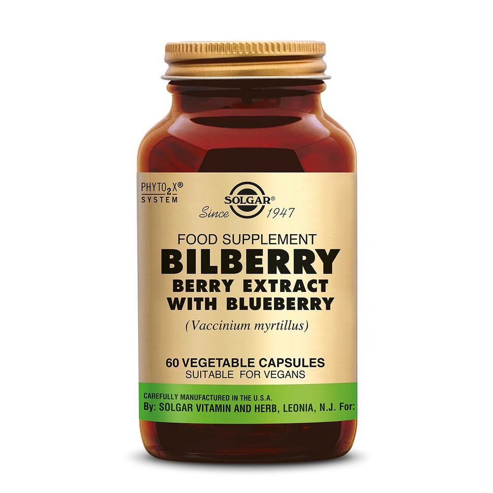 Bilberry Berry (Bosbes) Extract Supplement Solgar 60  