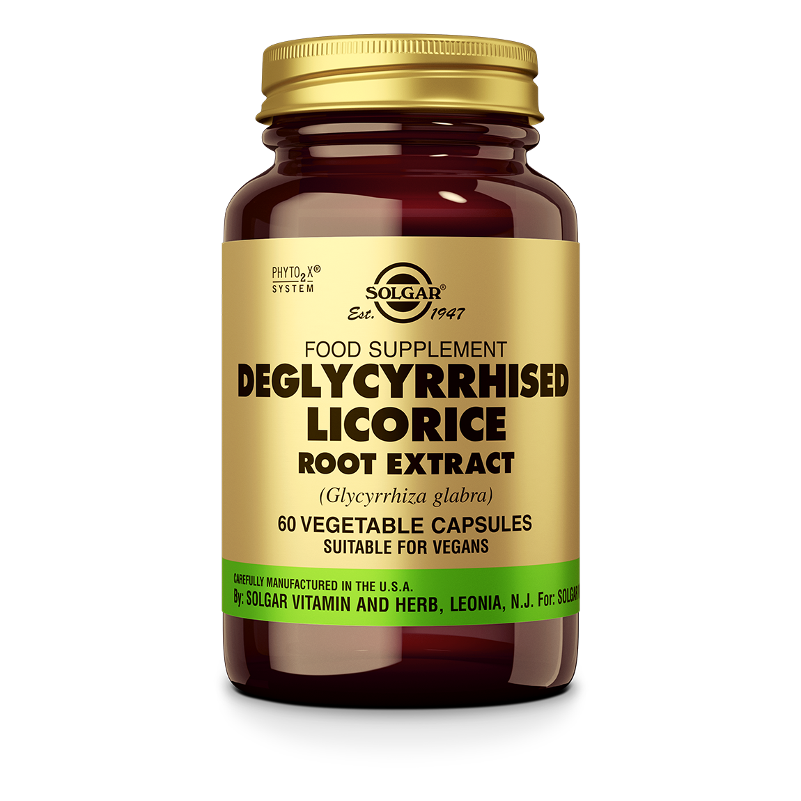 Deglycyrrhised Licorice (Zoethout) Root Extract Supplement Solgar